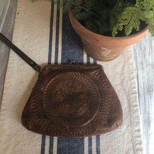 Patricia Nash tooled wristlet